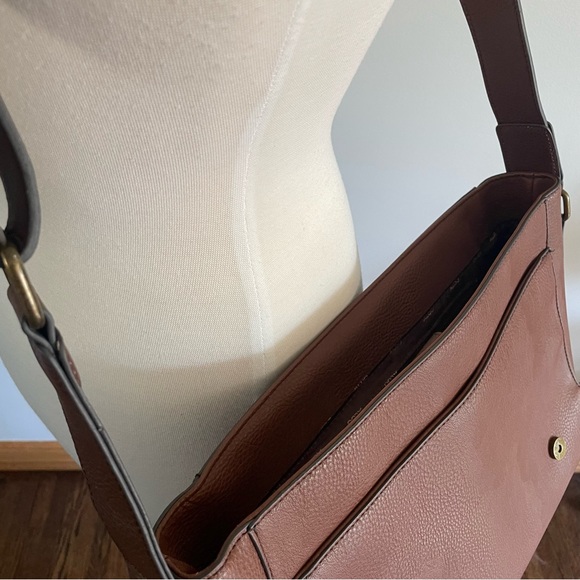 Brown Shoulder Briefcase NWOT - Picture 9 of 13